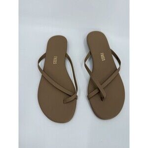NWOT TKEES Women's Foundations Matte Au Naturale Flip Flop Size US 7 EU 38
